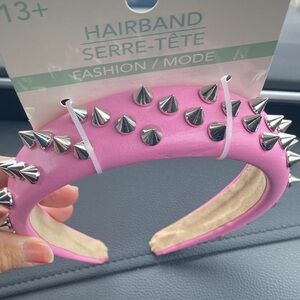Pink Spiked Hairband